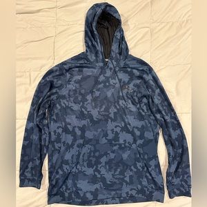 Under Armour Blue Camo Fleece Sweater